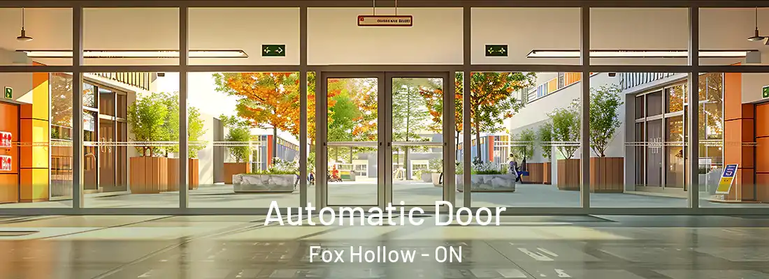  Automatic Door Fox Hollow - ON