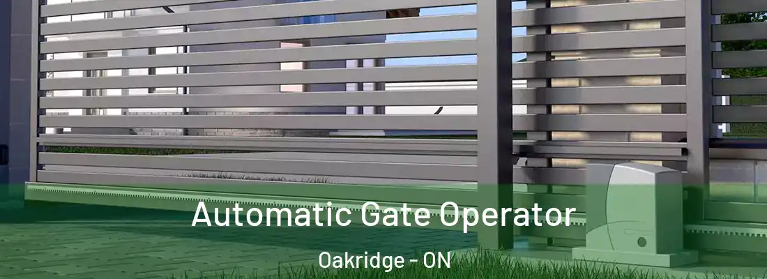  Automatic Gate Operator Oakridge - ON