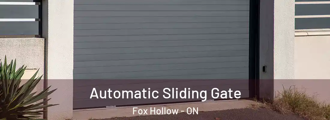  Automatic Sliding Gate Fox Hollow - ON
