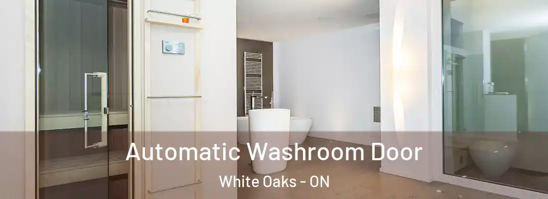  Automatic Washroom Door White Oaks - ON