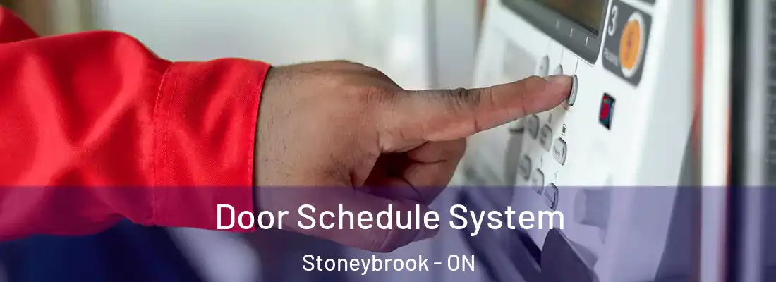  Door Schedule System Stoneybrook - ON