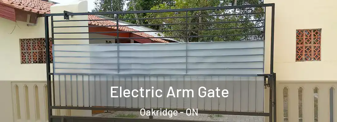  Electric Arm Gate Oakridge - ON