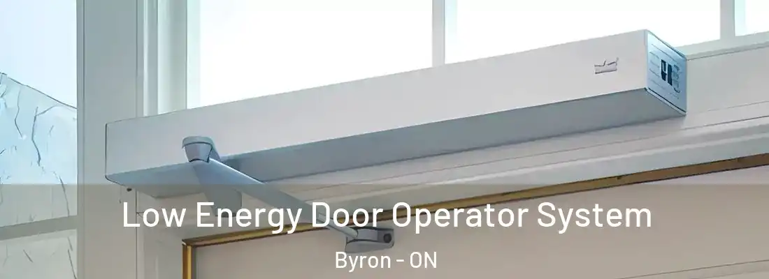  Low Energy Door Operator System Byron - ON
