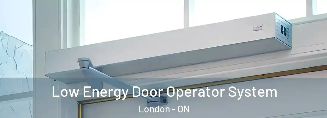  Low Energy Door Operator System London - ON