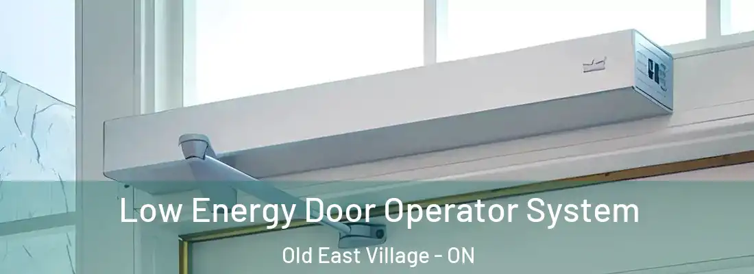  Low Energy Door Operator System Old East Village - ON