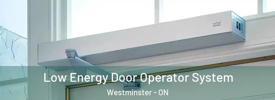  Low Energy Door Operator System Westminster - ON