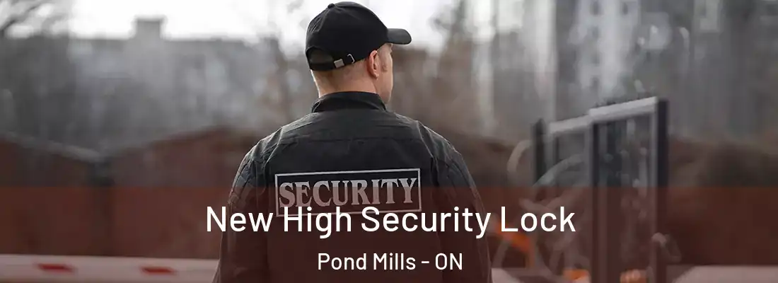  New High Security Lock Pond Mills - ON