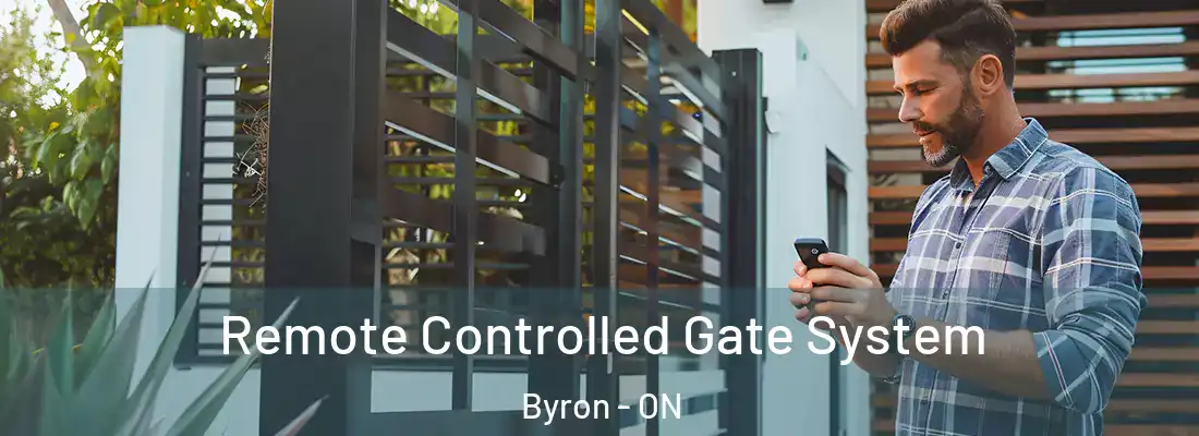  Remote Controlled Gate System Byron - ON