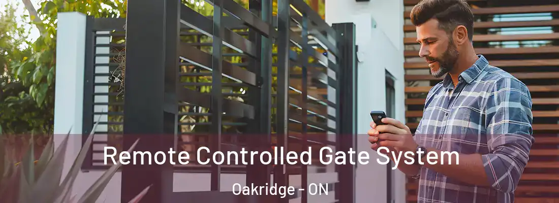  Remote Controlled Gate System Oakridge - ON
