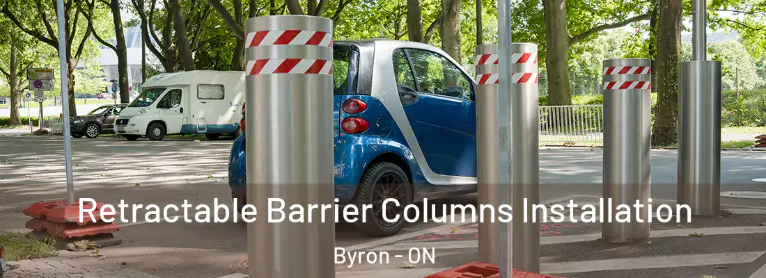  Retractable Barrier Columns Installation Byron - ON