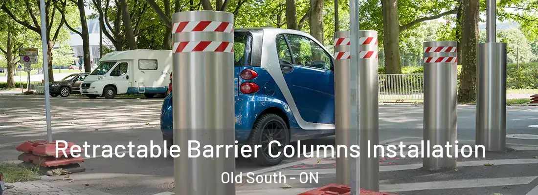  Retractable Barrier Columns Installation Old South - ON