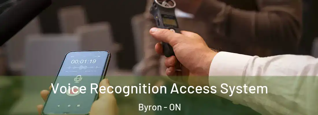  Voice Recognition Access System Byron - ON